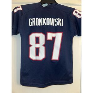 New England Patriots Jersey Small 8 youth Rob Gronkowski Youth NFL Football 87 K